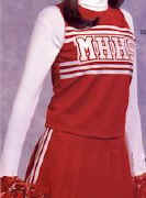 Cheerleading uniform - top and bottom.