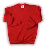 Crewneck sweatshirt - red, royal blue, navy